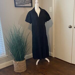 Calvin Klein Collection Black Midi Dress